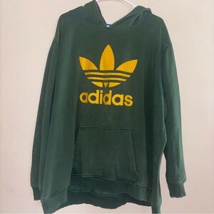 Adidas Forest Green Hoodie with Blue Tag